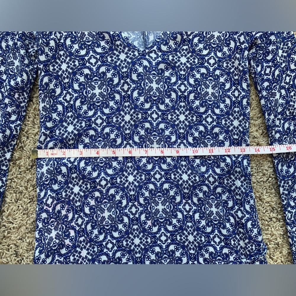 Lulus Mandala Daydream Blue Print Maxi-dress EUC Size XS Stretchy Fabric - Picture 13 of 14